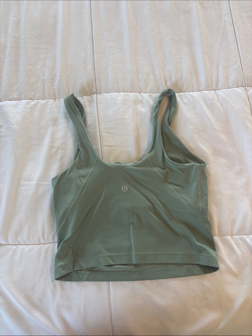 lululemon Align Sage Green Scoop Crop Tank Top